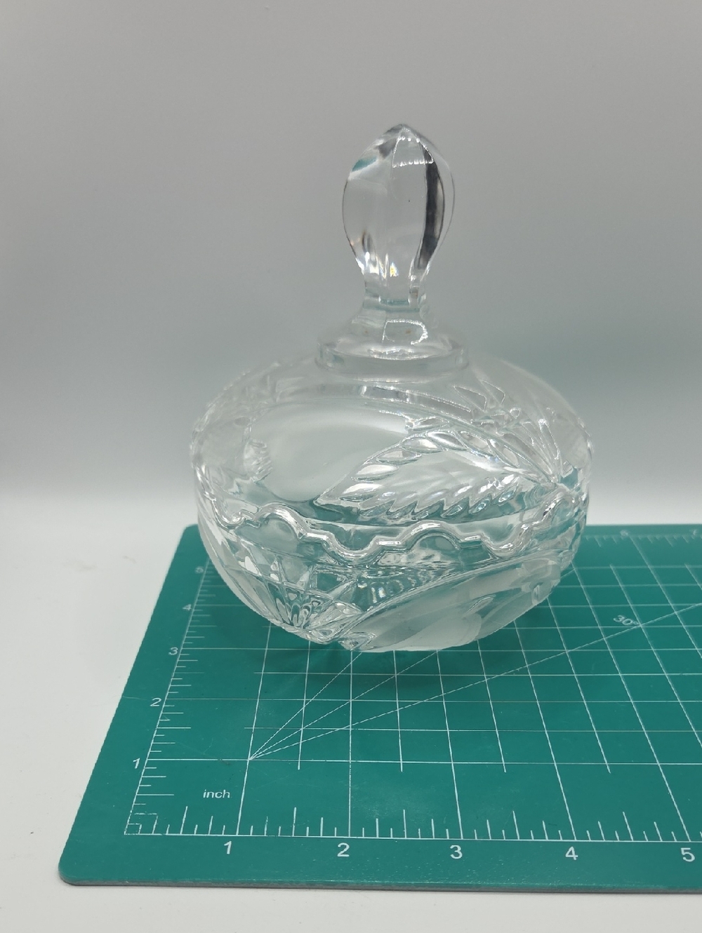 Cut Crystal Candy/trinket Dish Vintage